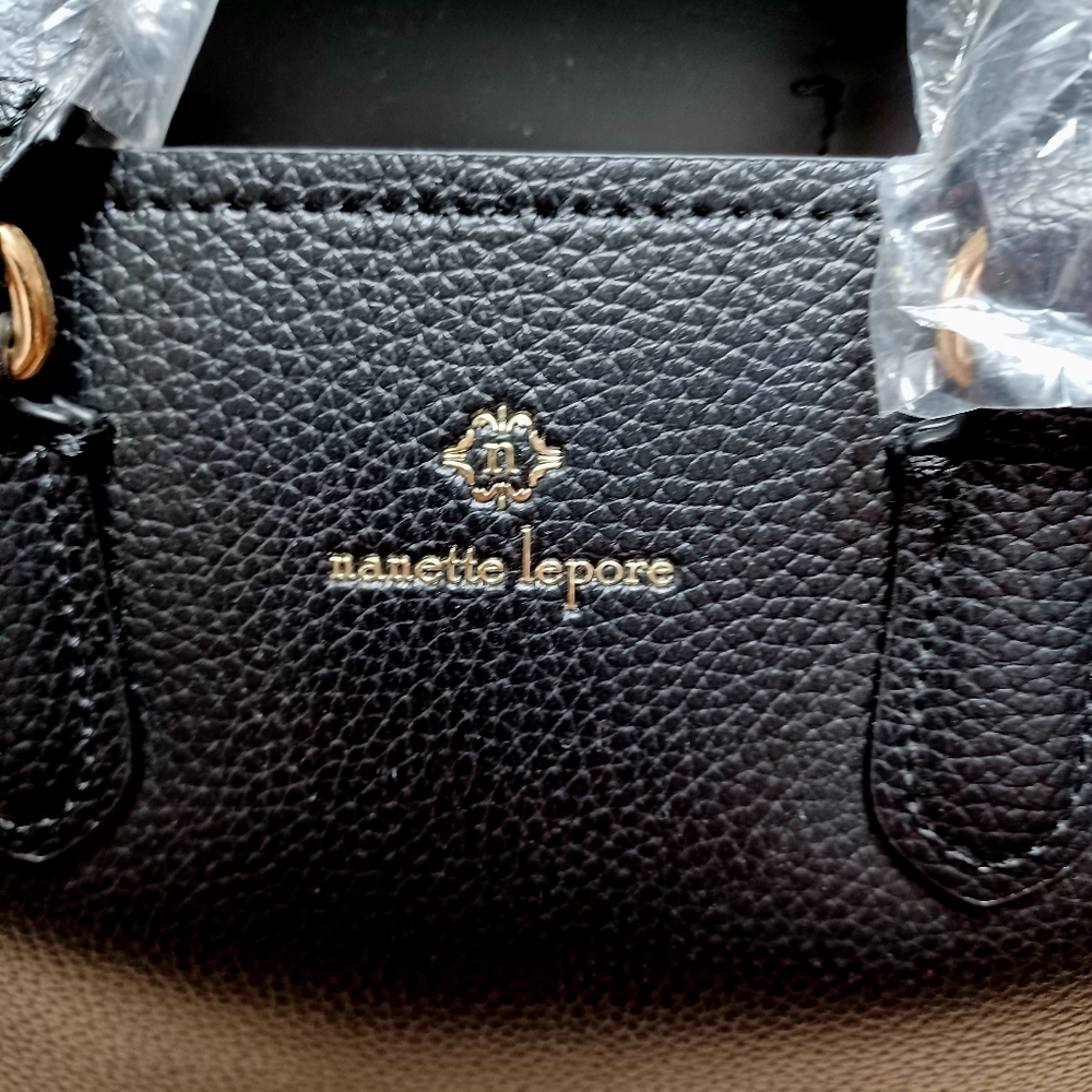 Nanette Lepore Black Pebbled Shoulder Bag - Picture 10 of 10